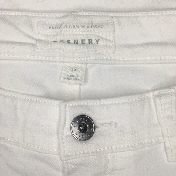 Trenery white high rise jeans. Slim fit. Size 12 - Picture 6 of 12